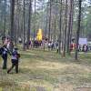 Партизанский костёр у памятника «Партизанская слава»